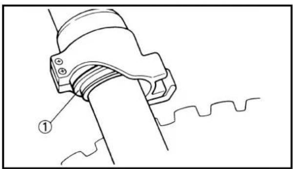 YAMAHA WR400F (1999) - FRONT FORK OIL SEAL AND DUST SEAL CLEANING/ FRONT FORK REBOUND DAMPING FORCE ADJUSTMENT - 1