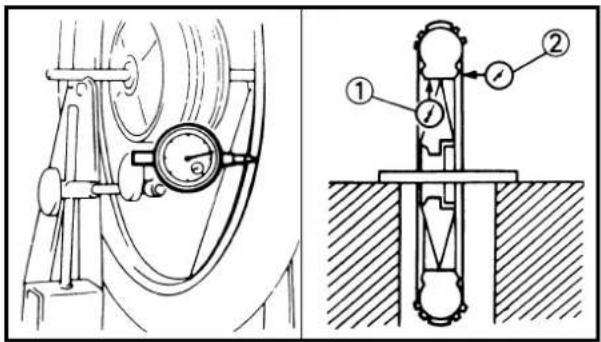 YAMAHA WR400F (1999) - FRONT WHEEL AND REAR WHEEL - 5