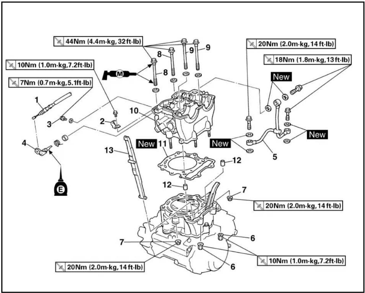 YAMAHA WR400F (1999) - CYLINDER HEAD CYLINDER HEAD - 2