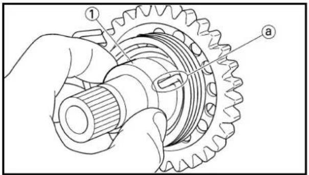 YAMAHA WR400F (1999) - KICK AXLE AND SHIFT SHAFT - 4