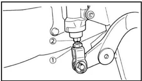 YAMAHA WR400F (1999) - REAR BRAKE ADJUSTMENT/ FRONT BRAKE PAD INSPECTION AND REPLACEMENT - 2