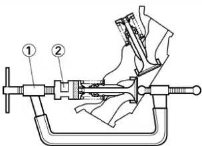 YAMAHA WR400F (1999) - VALVES AND VALVE SPRINGS - 6