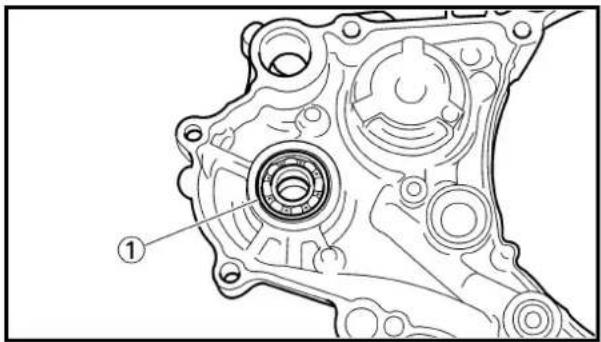 YAMAHA WR400F (1999) - OIL FILTER, WATER PUMP AND CRANKCASE COVER (RIGHT) - 5