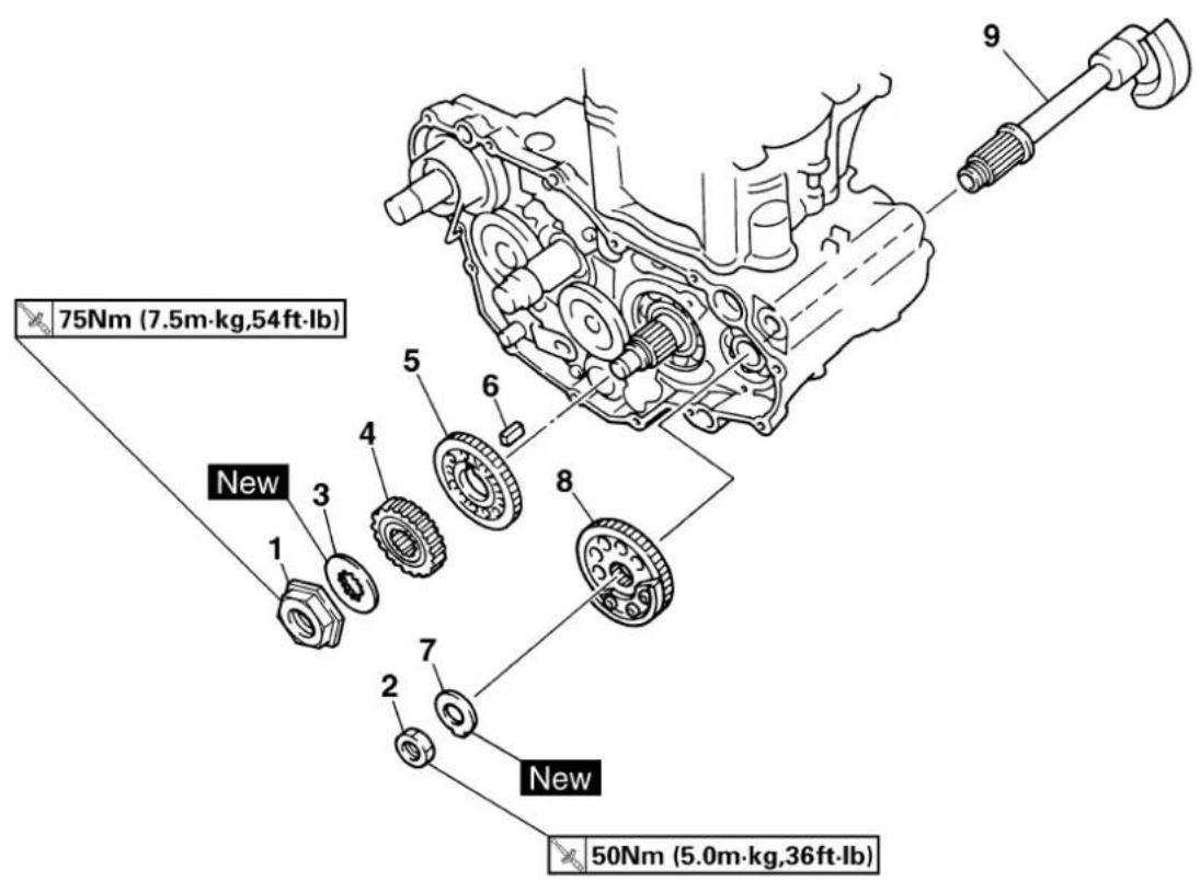 YAMAHA WR400F (1999) - BALANCER - 2