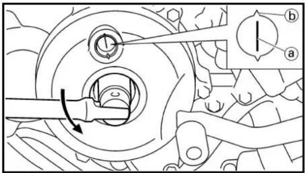 YAMAHA WR400F (1999) - VALVE CLEARANCE ADJUSTMENT - 3