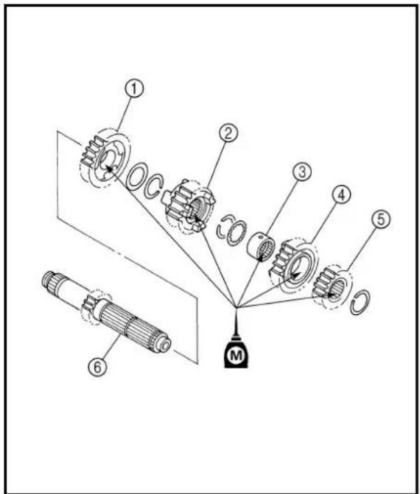 YAMAHA WR426F (2000) - POINTS DE DEPOSE - 3