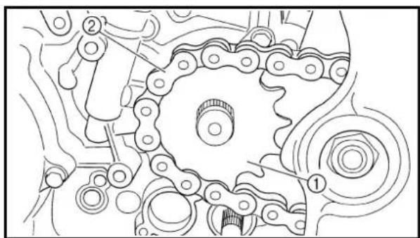 YAMAHA WR426F (2000) - Engine installation - 1