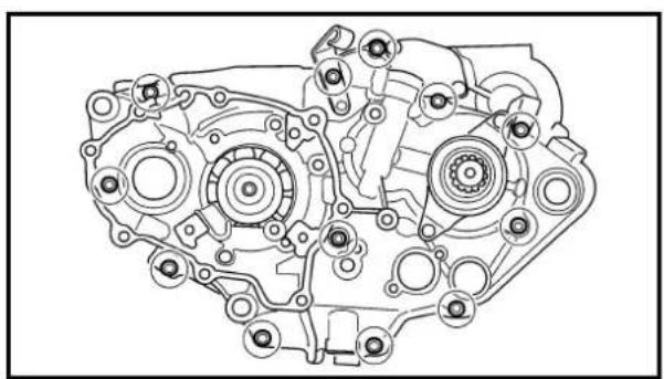 YAMAHA WR426F (2000) - CRANKCASE BEARING - 2