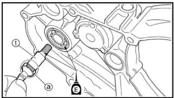YAMAHA WR426F (2000) - OIL FILTER, WATER PUMP AND CRANKCASE COVER (RIGHT) - 1