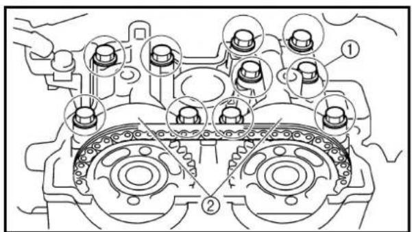 YAMAHA WR426F (2000) - ARBRES A CAMES - 4