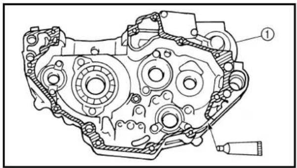 YAMAHA WR426F (2000) - ASSEMBLAGE ET MONTAGE Roulement de vilebrequin - 2