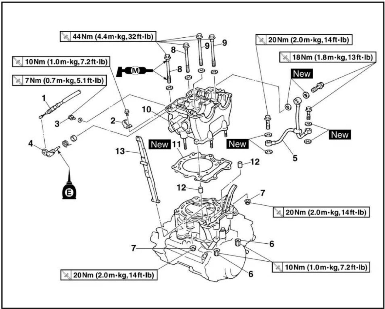 YAMAHA WR426F (2000) - CYLINDER HEAD CYLINDER HEAD - 2