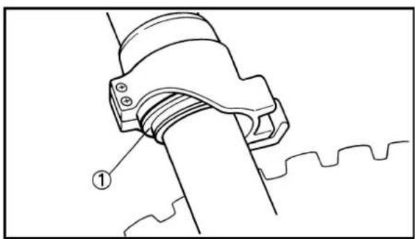 YAMAHA YZ125 (2000) - FRONT FORK OIL SEAL AND DUST SEAL CLEANING/ FRONT FORK REBOUND DAMPING FORCE ADJUSTMENT - 2