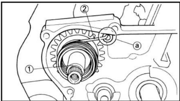 YAMAHA YZ125 (2000) - Operazioni per la regolazione: - 3