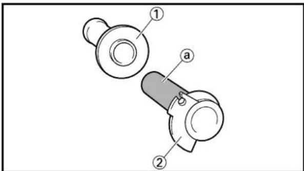 YAMAHA YZ125 (2000) - THROTTLE DISASSEMBLY - 5
