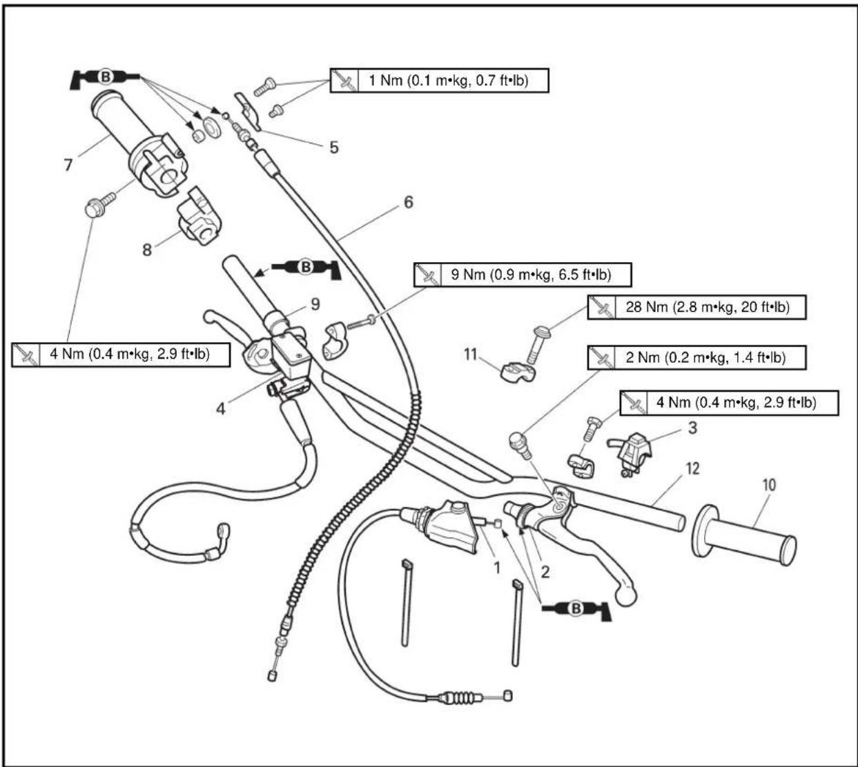 YAMAHA YZ125 (2000) - NOTA: - 1
