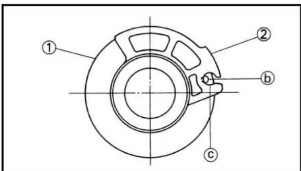 YAMAHA YZ125 (2000) - THROTTLE DISASSEMBLY - 6