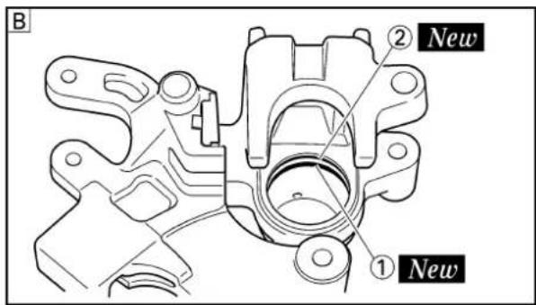 YAMAHA YZ125 (2000) - Pistone della pinza - 2