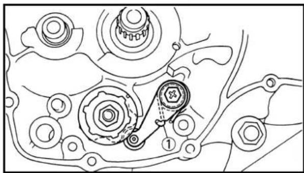 YAMAHA YZ125 (2000) - Kick gear clip - 4
