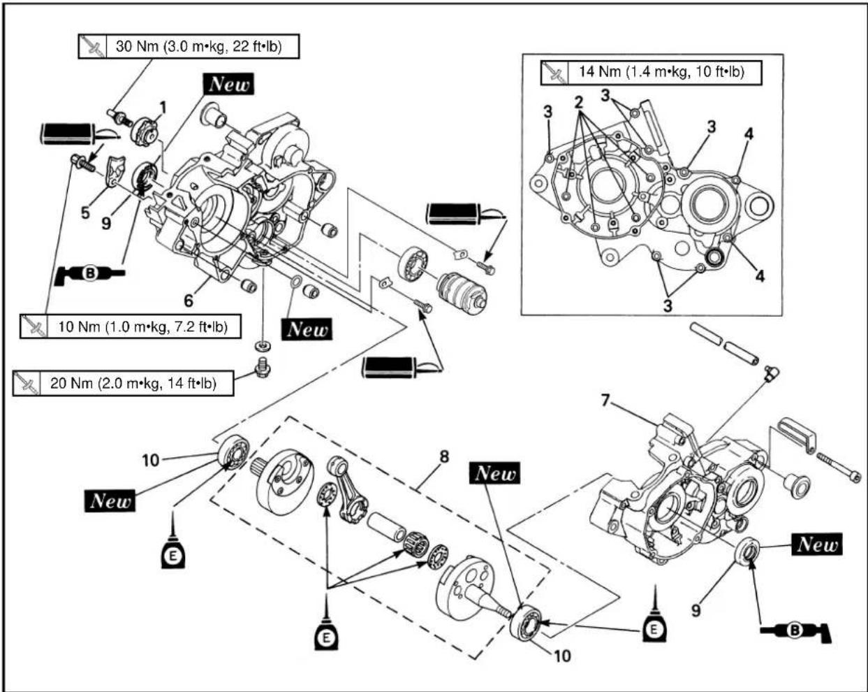 YAMAHA YZ125 (2000) - NOTA: - 2