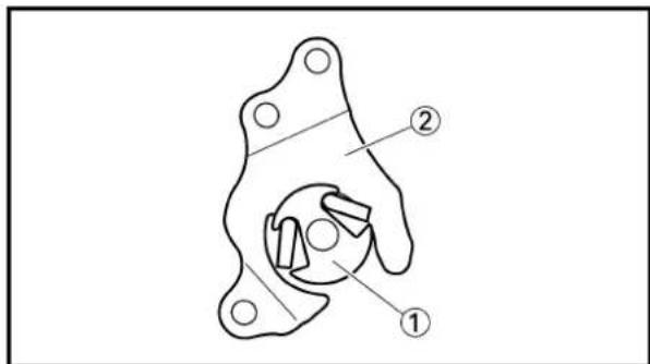 YAMAHA YZ125 (2000) - Kick gear clip - 6