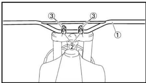 YAMAHA YZ125 (2000) - HANDLEBAR - 3