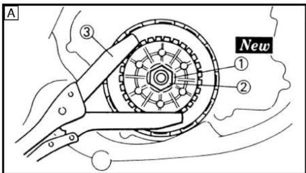 YAMAHA YZ125 (2000) - Coperchio della frizione - 3