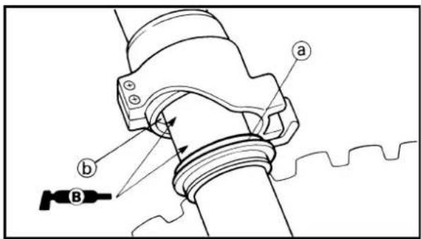 YAMAHA YZ125 (2000) - FRONT FORK OIL SEAL AND DUST SEAL CLEANING/ FRONT FORK REBOUND DAMPING FORCE ADJUSTMENT - 3