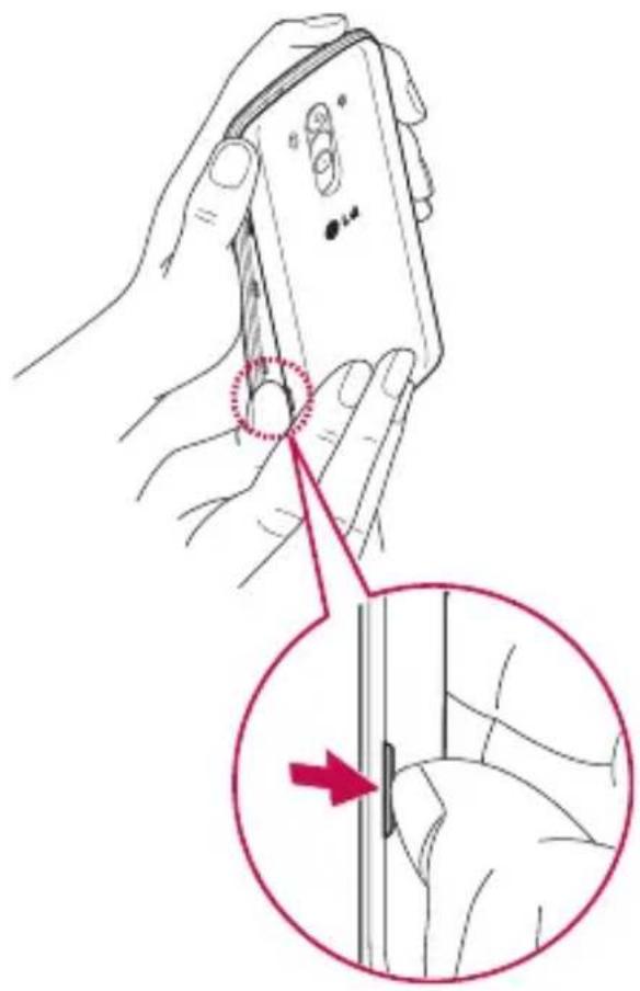 Vodafone LG G3 s D722 - Installation de la carte SIM et de la batterie - 1