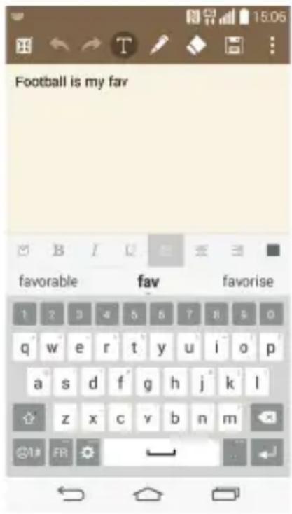 Vodafone LG G3 s D722 - Smart Keyboard - 2