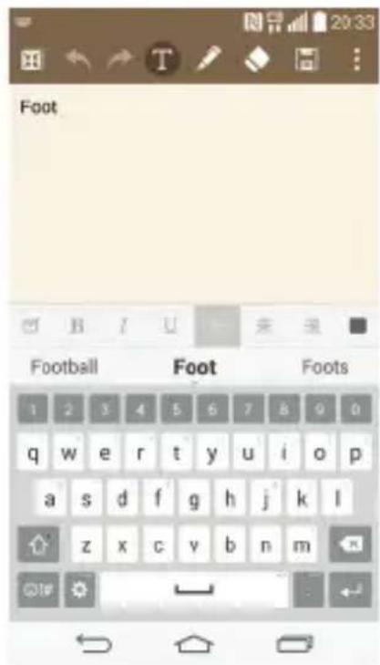 Vodafone LG G3 s D722 - Smart Keyboard - 1