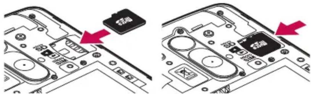 Vodafone LG G3 s D722 - To safely remove the memory card: - 1