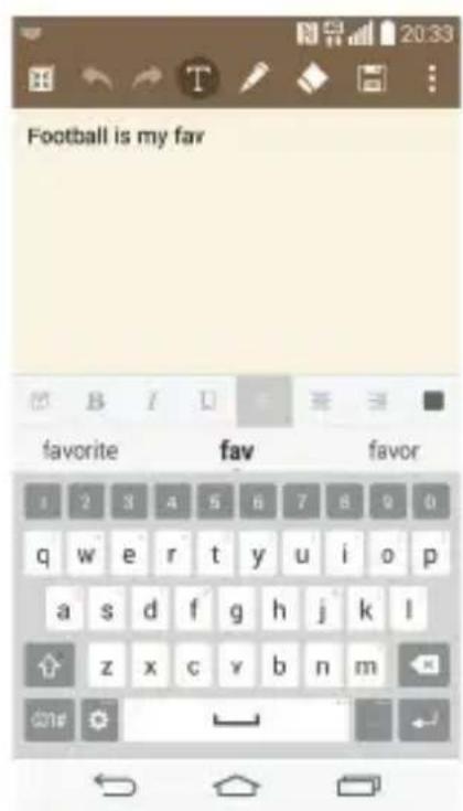 Vodafone LG G3 s D722 - Smart Keyboard - 2