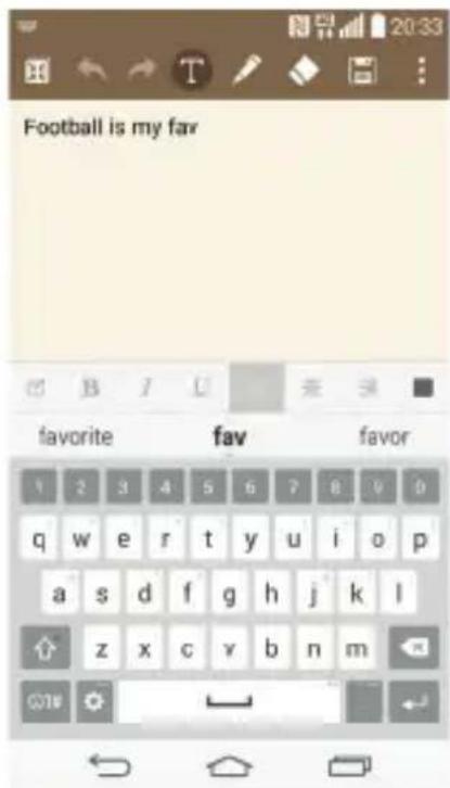 Vodafone LG G3 s D722 - Smart Keyboard - 2