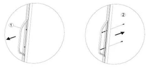 CASO WineMaster Touch 66 - Installazione maniglia - 1