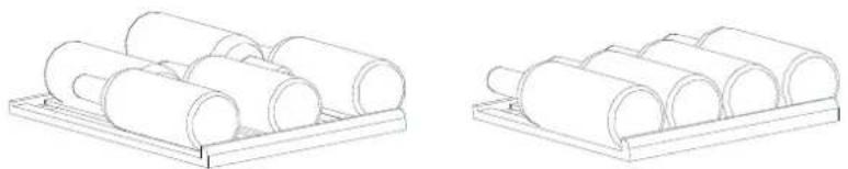 CASO WineMaster Touch 66 - Ripiani di legno - 1