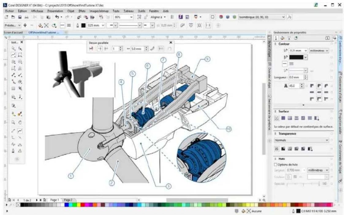 COREL DRAW Technical Suite X7 - Communication à vocation technique précise - 1