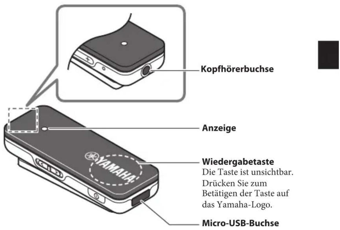YAMAHA EPHWS01 - Verwendung des Bluetooth-Empfängers - 1