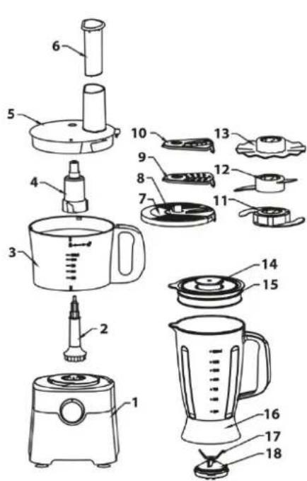 BRANDT ROB506BG - a) Descripción del robot - 1