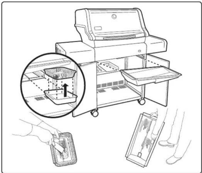 WEBER Spirit E320 - SLIDE-OUT GREASE TRAY AND DISPOSABLE DRIP PAN - 1
