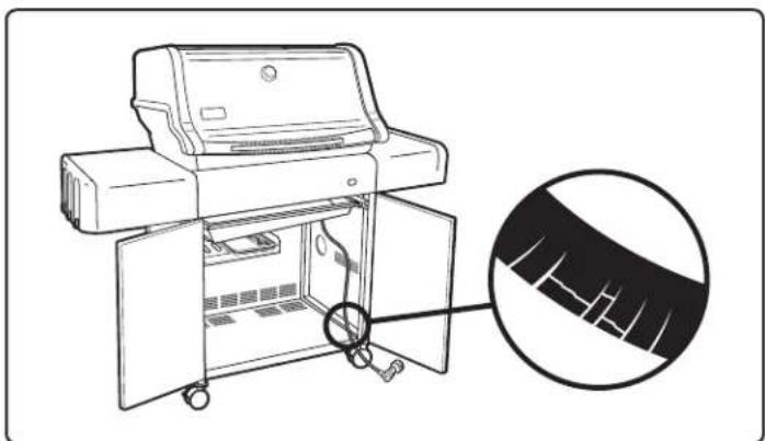 WEBER Spirit E320 - Inspection du TUYAU - 1