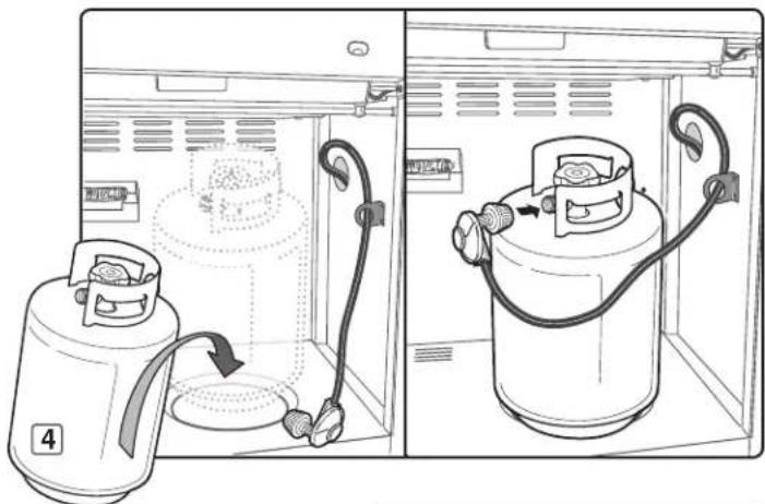WEBER Spirit E320 - Connect The Hose To The Cylinder - 3