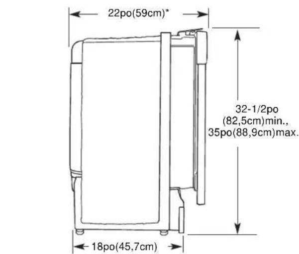 WHIRLPOOL WDF518SAAW - Dimensionsduproduit - 1