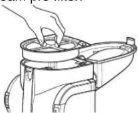 LG Total Care LuV400T - To Clean the Foam pre filter: - 2