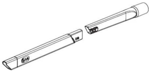 LG Total Care LuV400T - Using the Extended Crevice tool - 1
