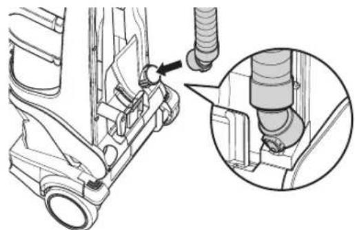 LG Total Care LuV400T - Attaching the Hose - 2