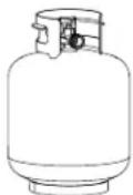 CHAR BROIL C23G3 - LP Cylinder - 2