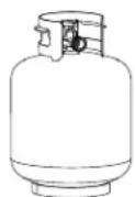 CHAR BROIL C23G3 - Tanque de gas propano - 2