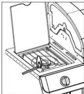 CHAR BROIL C23G3 - Sideburner Match Lighting - 1
