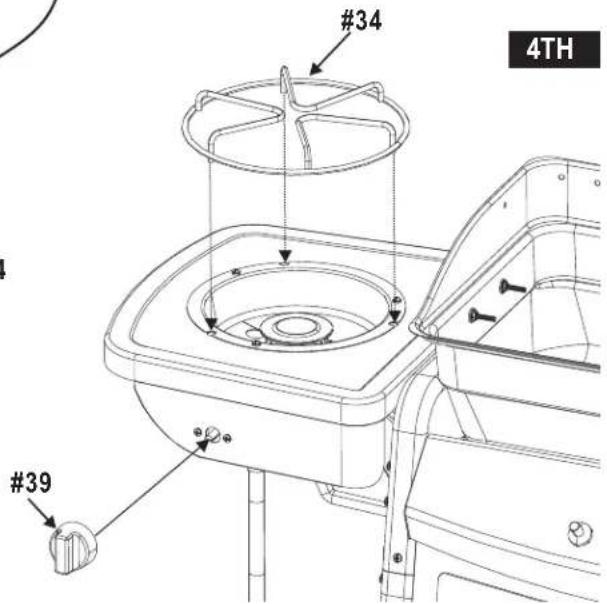 CHAR BROIL C23G3 - LIST DES PIECES - 12